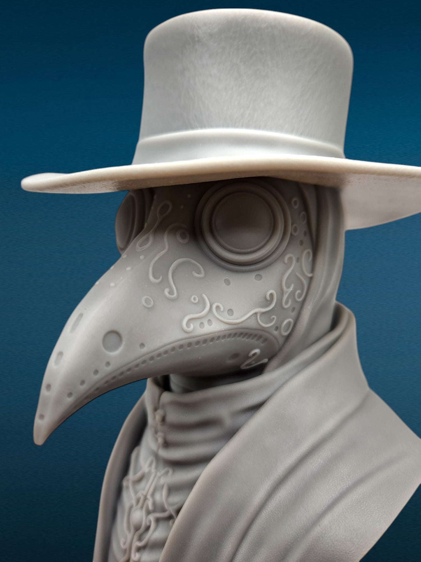 3D Fantasy Resin - Plague Doctor