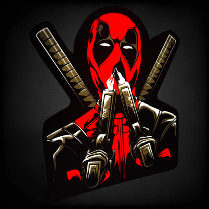 Deadpool - Smoking Guns LED Lamp | Deadpool