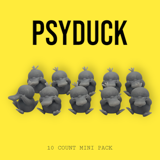 Pokemon Resin Super Miniature 10 Pack - Psyduck