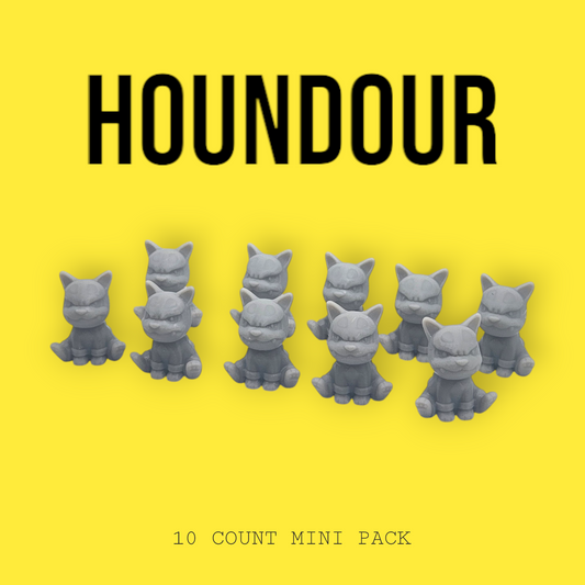 Pokemon Resin Super Miniature 10 Pack - Houndour
