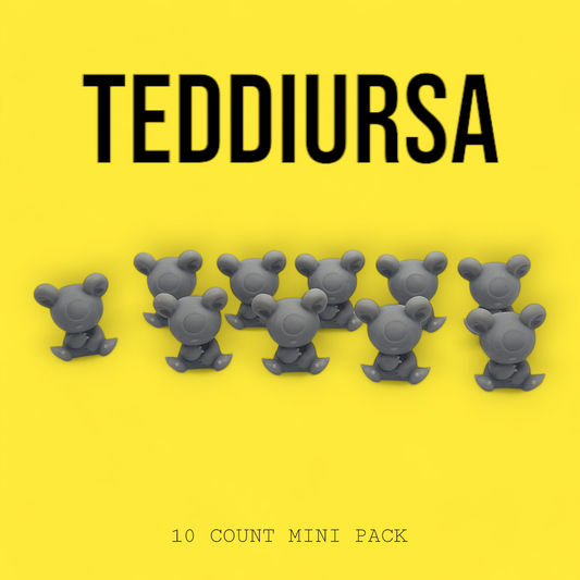 Pokemon Resin Super Miniature 10 Pack - Teddiursa