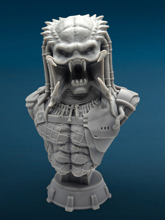 3D Resin Figurine - Predator Bust
