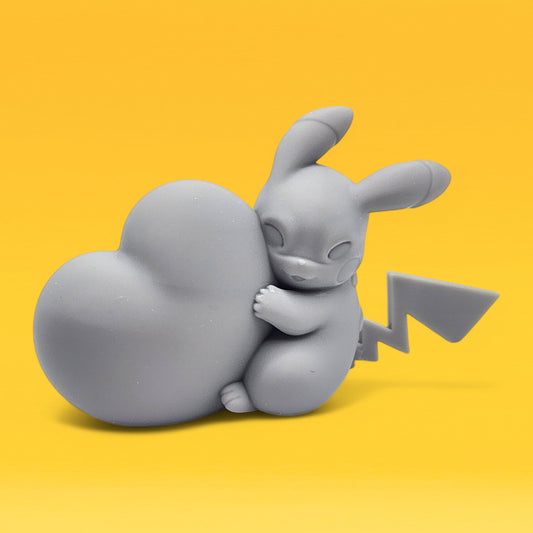 Pokemon Resin Miniature - Pikachu Heart