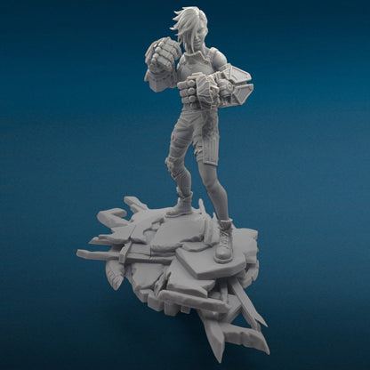 3D Resin Figurine - Vi (League of Legends)