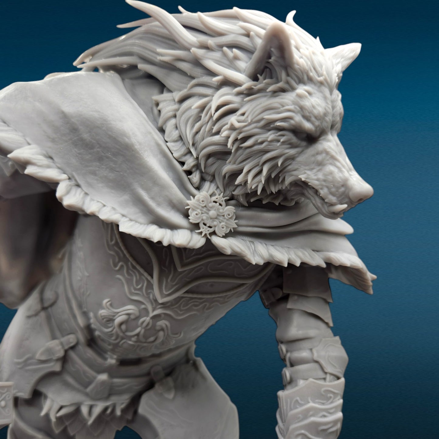 3D Resin Figurine - Blaidd the Half-Wolf (Elden Ring)