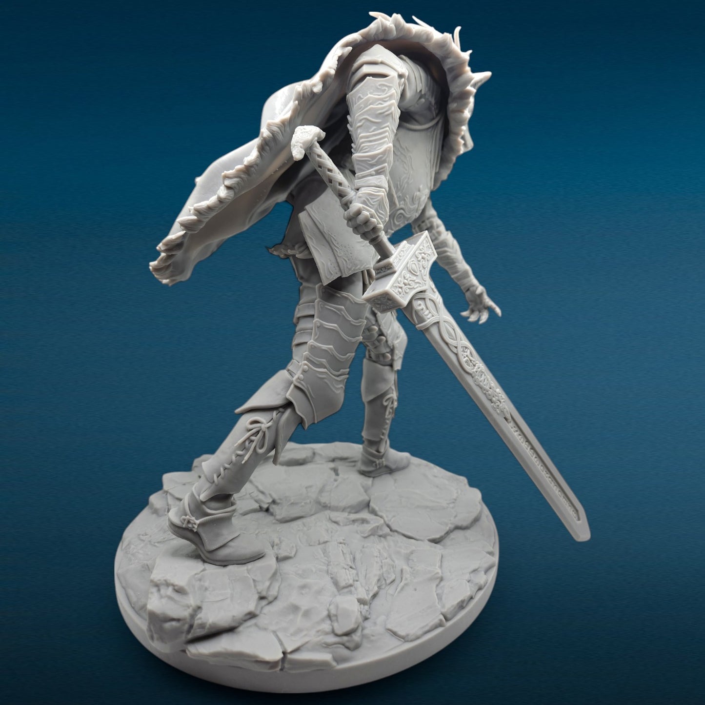3D Resin Figurine - Blaidd the Half-Wolf (Elden Ring)