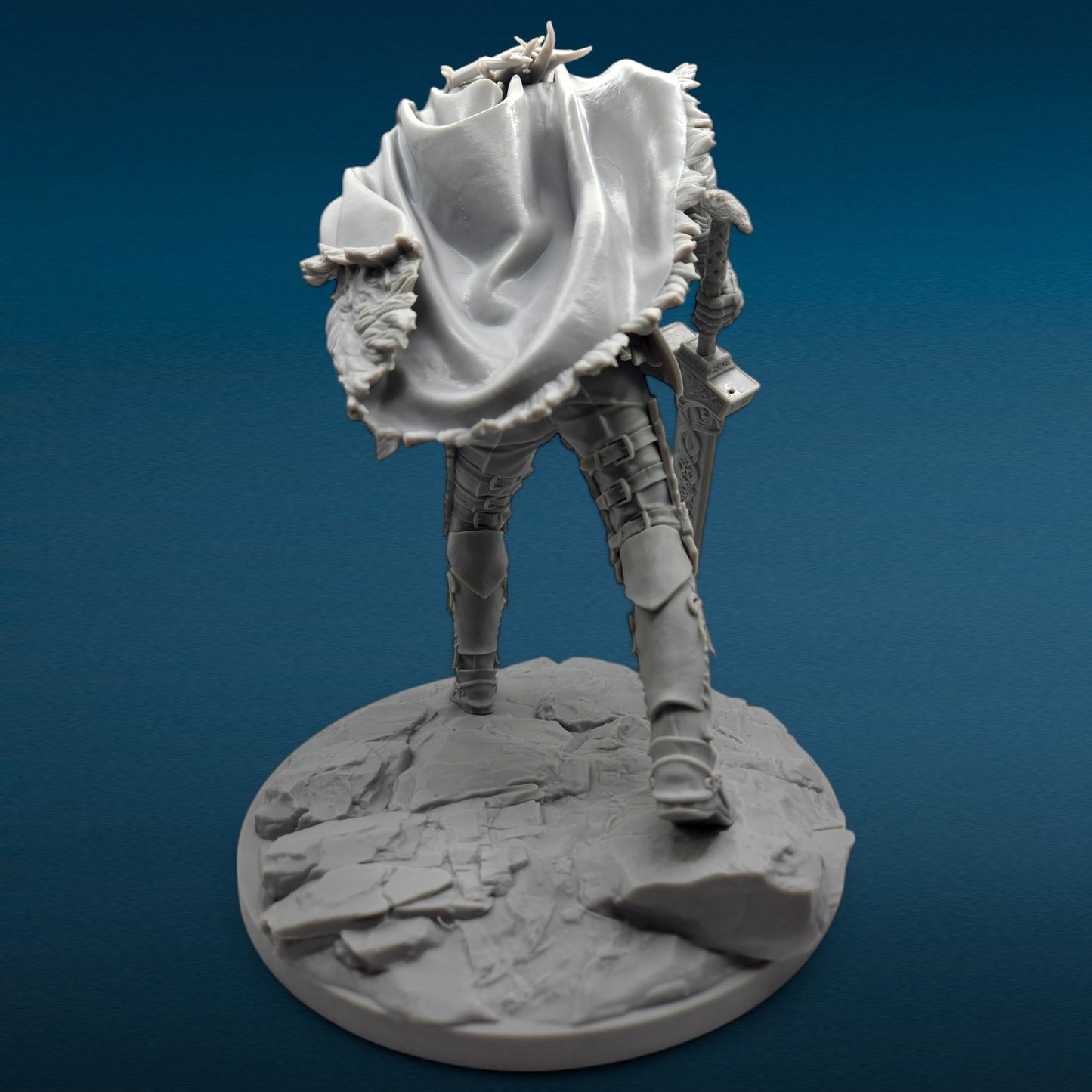 3D Resin Figurine - Blaidd the Half-Wolf (Elden Ring)