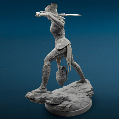 3D Resin Figurine - Lae'zel (Baldur's Gate 3)