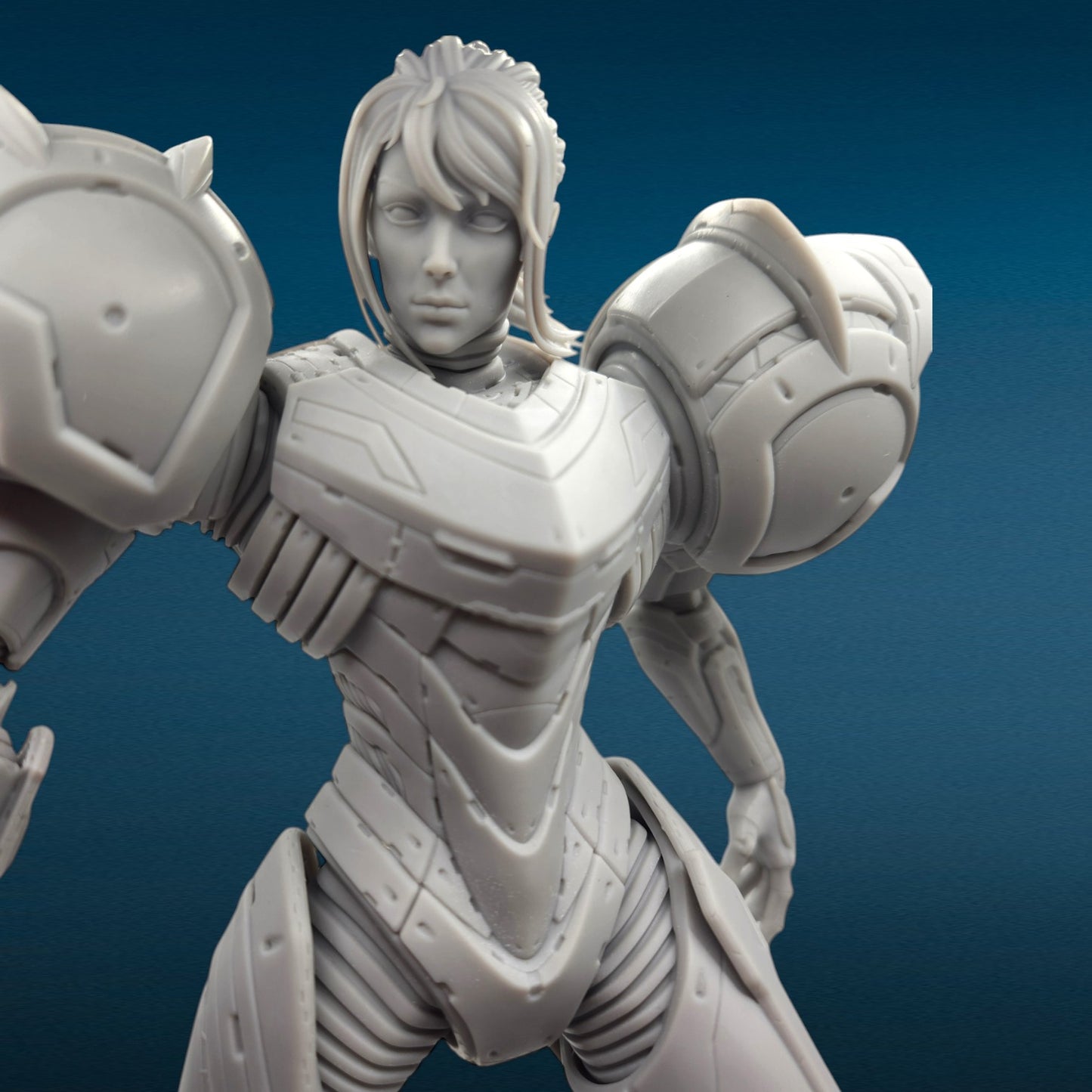 3D Resin Figurine - Samus Aran (Metroid)