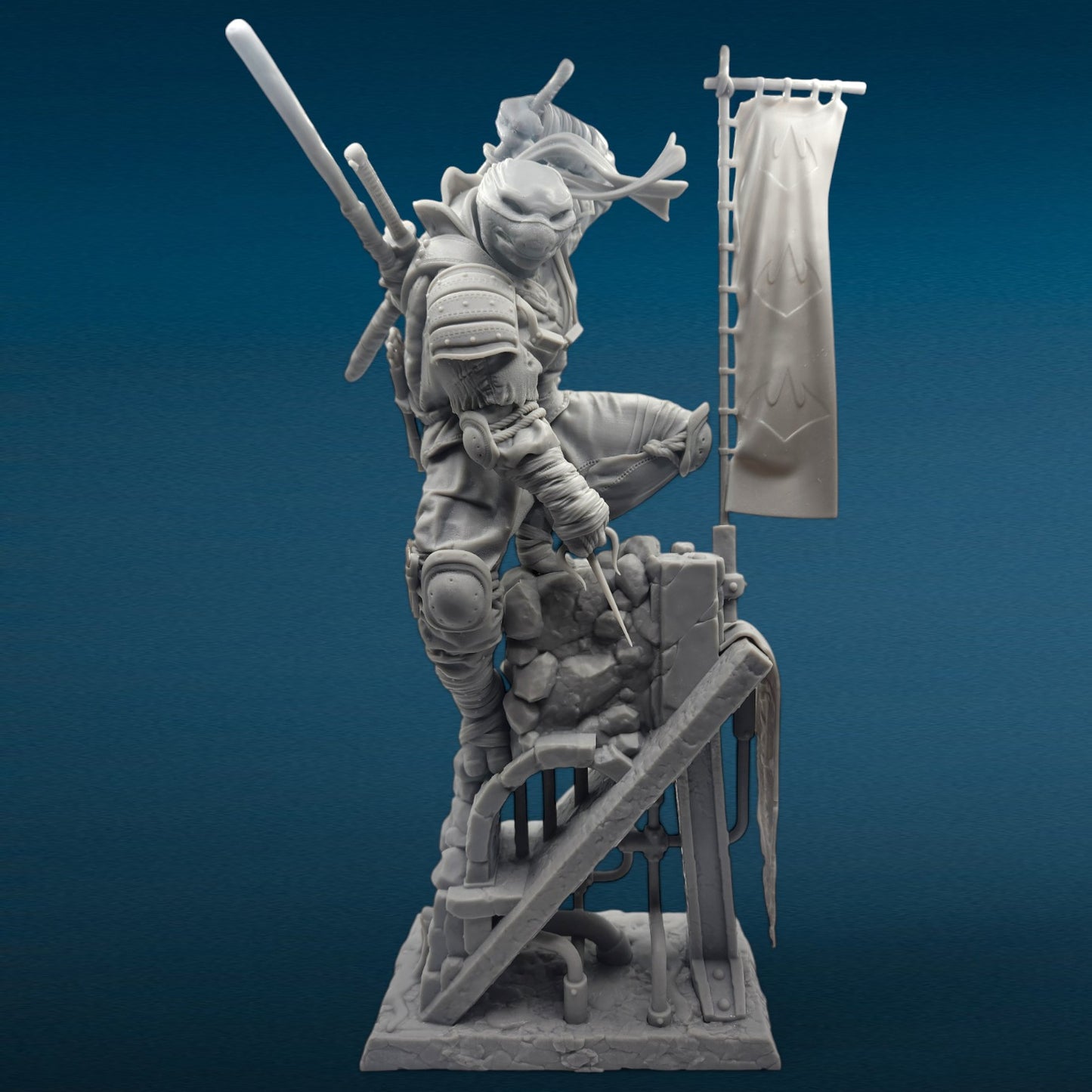 3D Resin Figurine - Ronin (TMNT/Teenage Mutant Ninja Turtles)