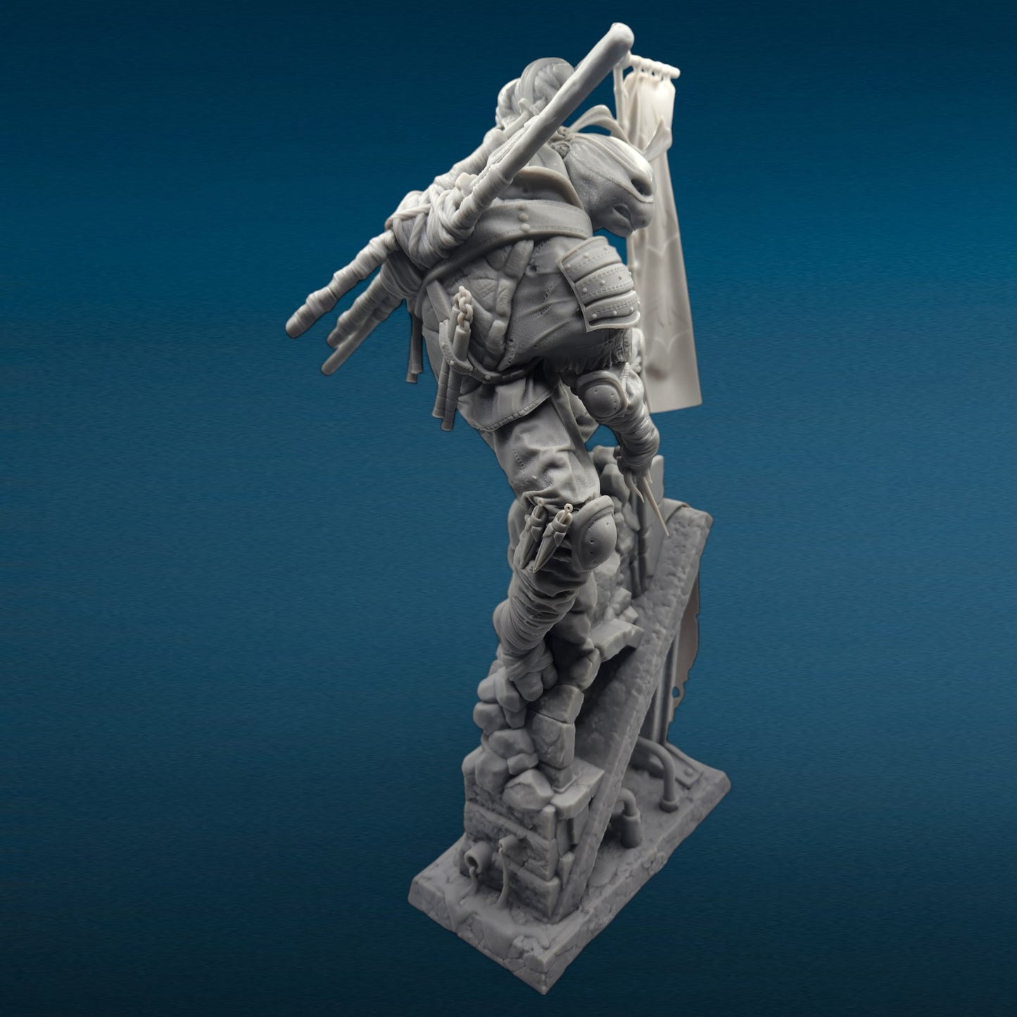 3D Resin Figurine - Ronin (TMNT/Teenage Mutant Ninja Turtles)