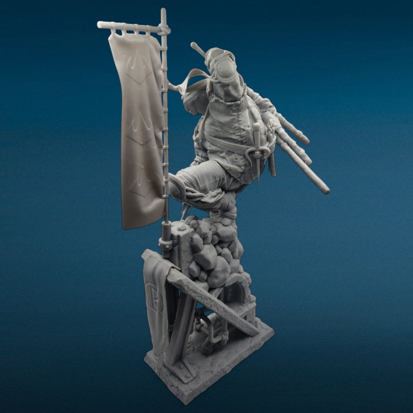 3D Resin Figurine - Ronin (TMNT/Teenage Mutant Ninja Turtles)