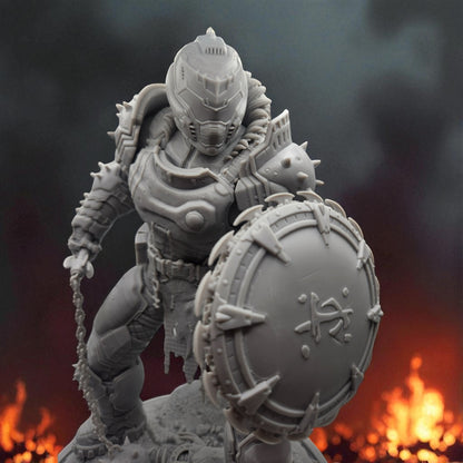 3D Resin Figurine - Doom Slayer | The Dark Ages