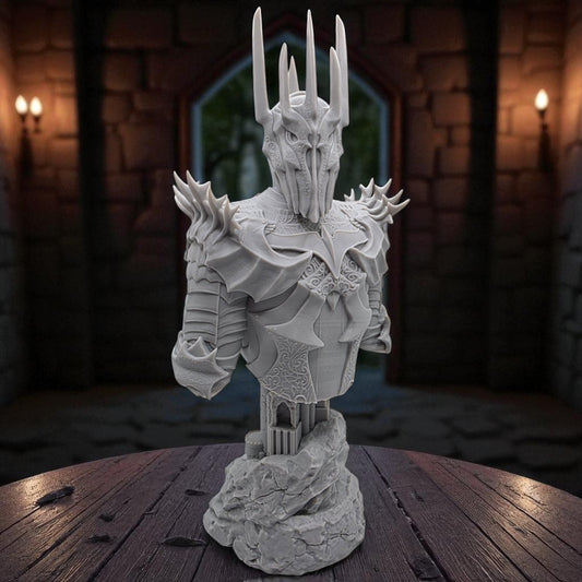 3D Resin Figurine - Sauron Bust - The Dark Lord | Lord of the Rings