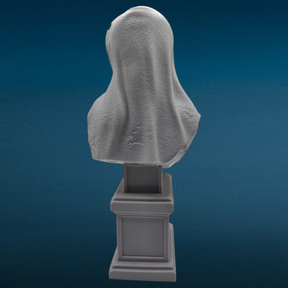 Angel of Death - Hellboy 3D Resin Bust: Unpainted Fan Art (8.5 Inch)