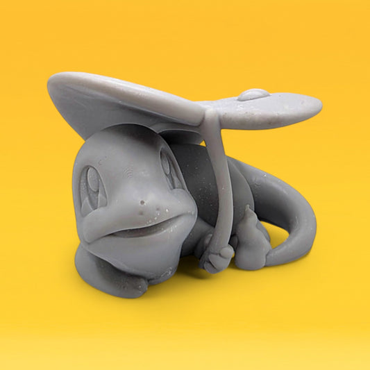 Pokemon Resin Miniature - Charmander in the Rain