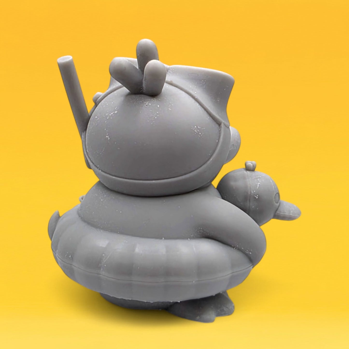 Pokemon Resin Miniature - Psyduck Beach Day