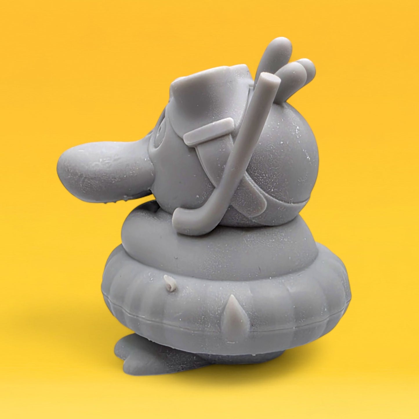 Pokemon Resin Miniature - Psyduck Beach Day