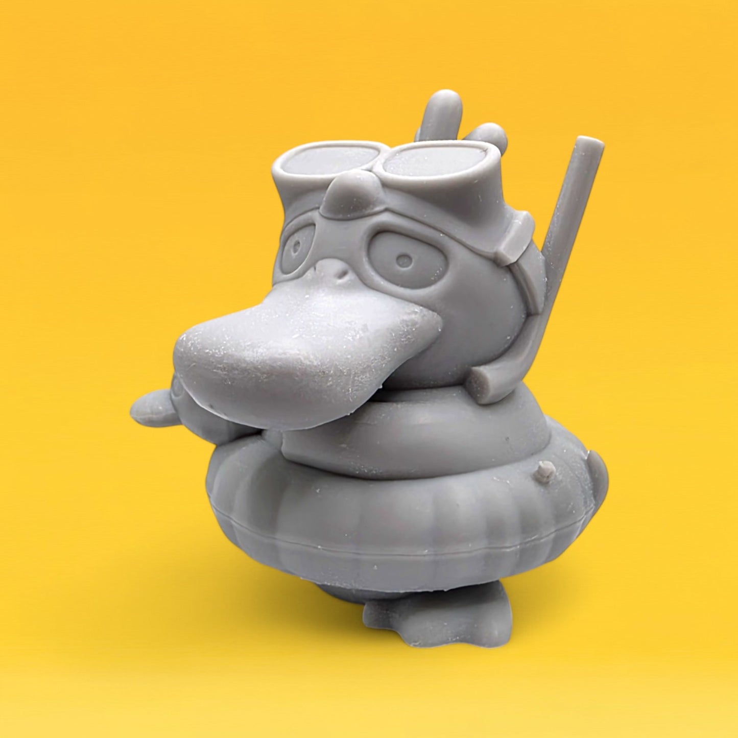 Pokemon Resin Miniature - Psyduck Beach Day