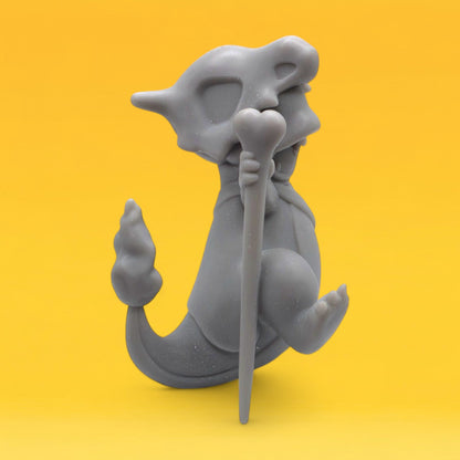 Pokemon Resin Miniature - Charmander in Cubone Costume