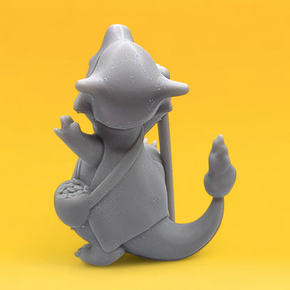 Pokemon Resin Miniature - Charmander in Cubone Costume