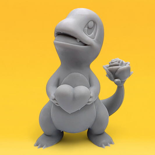 Pokemon Resin Miniature - Charmander In Love