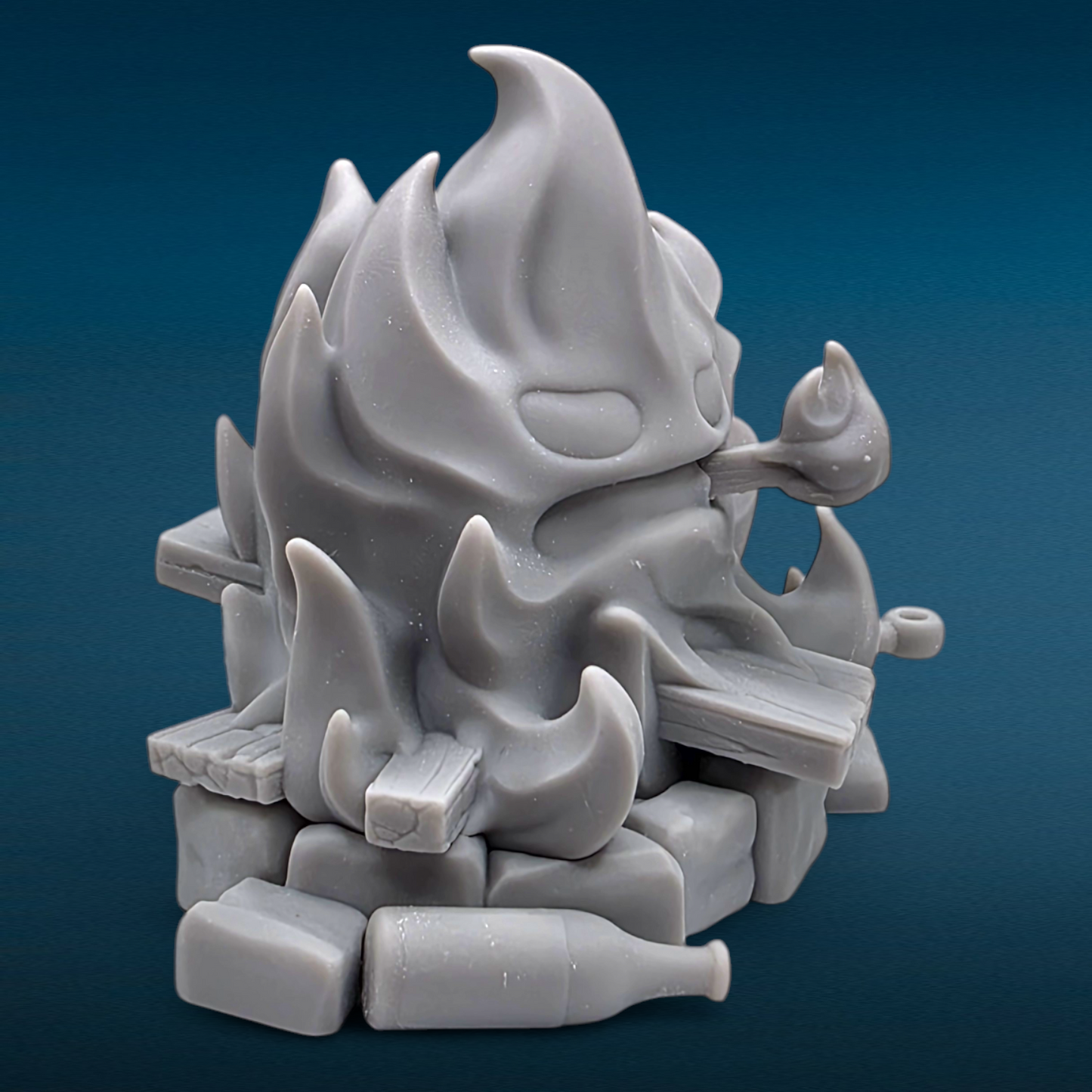 3D Resin Figurine - Calcifer | Howl's Moving Castle