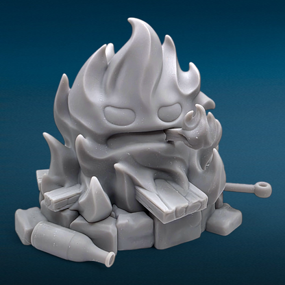 3D Resin Figurine - Calcifer | Howl's Moving Castle