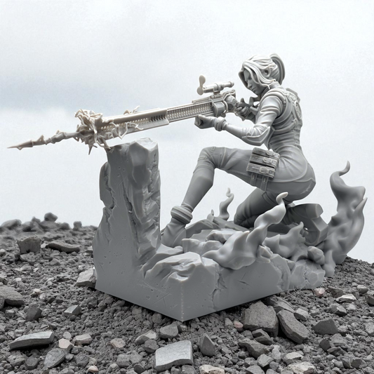 3D Resin Figurine - Caitlyn | Arcane | League of Legends