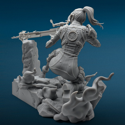 3D Resin Figurine - Caitlyn | Arcane | League of Legends