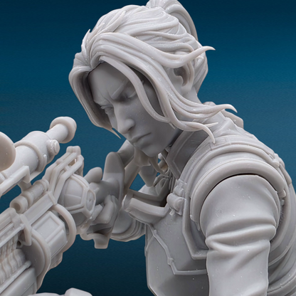 3D Resin Figurine - Caitlyn | Arcane | League of Legends