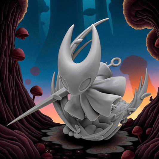 Hornet - Hollow Knight 3D Resin Figurine: Unpainted Fan Art (4.5 Inch)