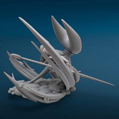 Hornet - Hollow Knight 3D Resin Figurine: Unpainted Fan Art (4.5 Inch)