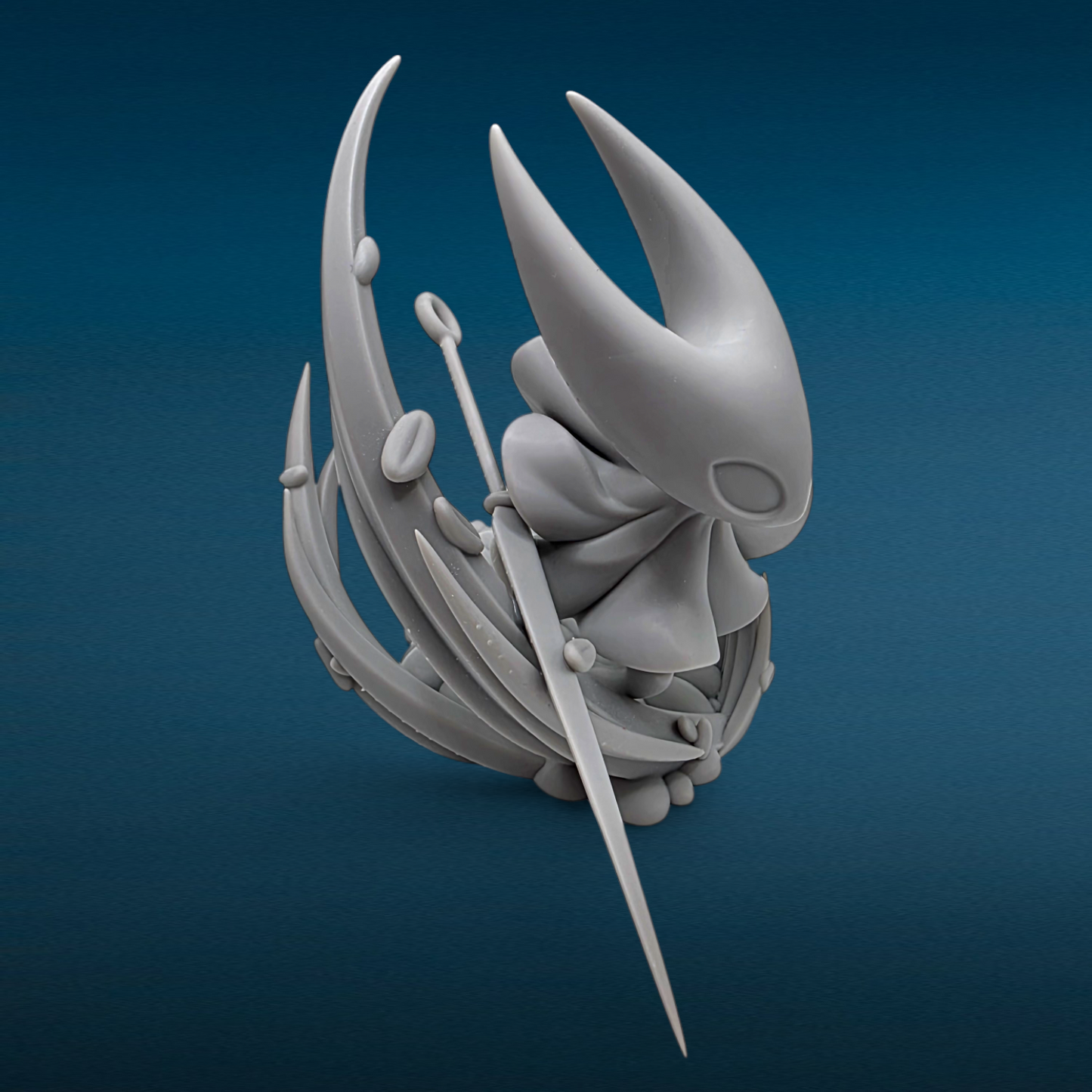 Hornet - Hollow Knight 3D Resin Figurine: Unpainted Fan Art (4.5 Inch)
