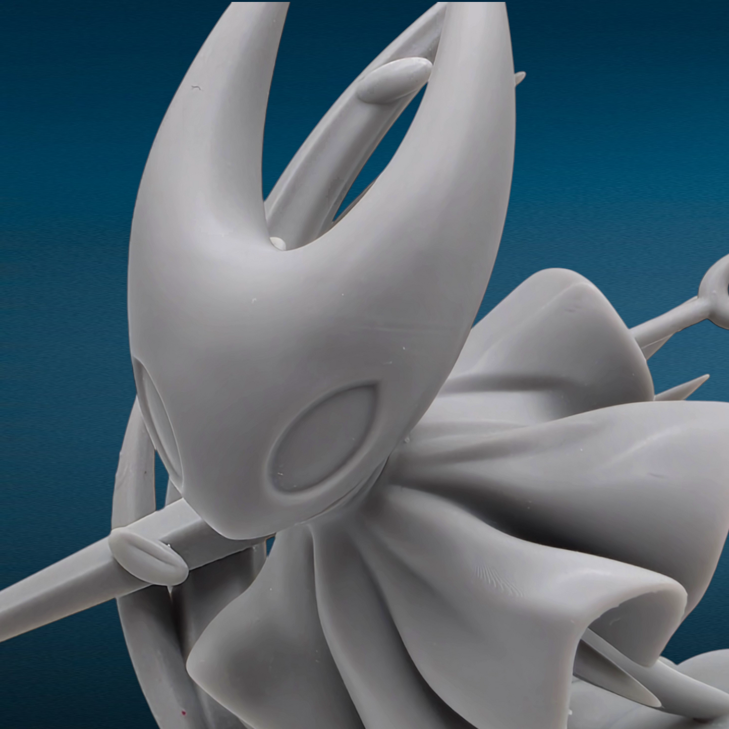 Hornet - Hollow Knight 3D Resin Figurine: Unpainted Fan Art (4.5 Inch)