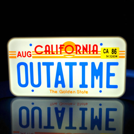 Out A Time LED Lamp | Back to the Future