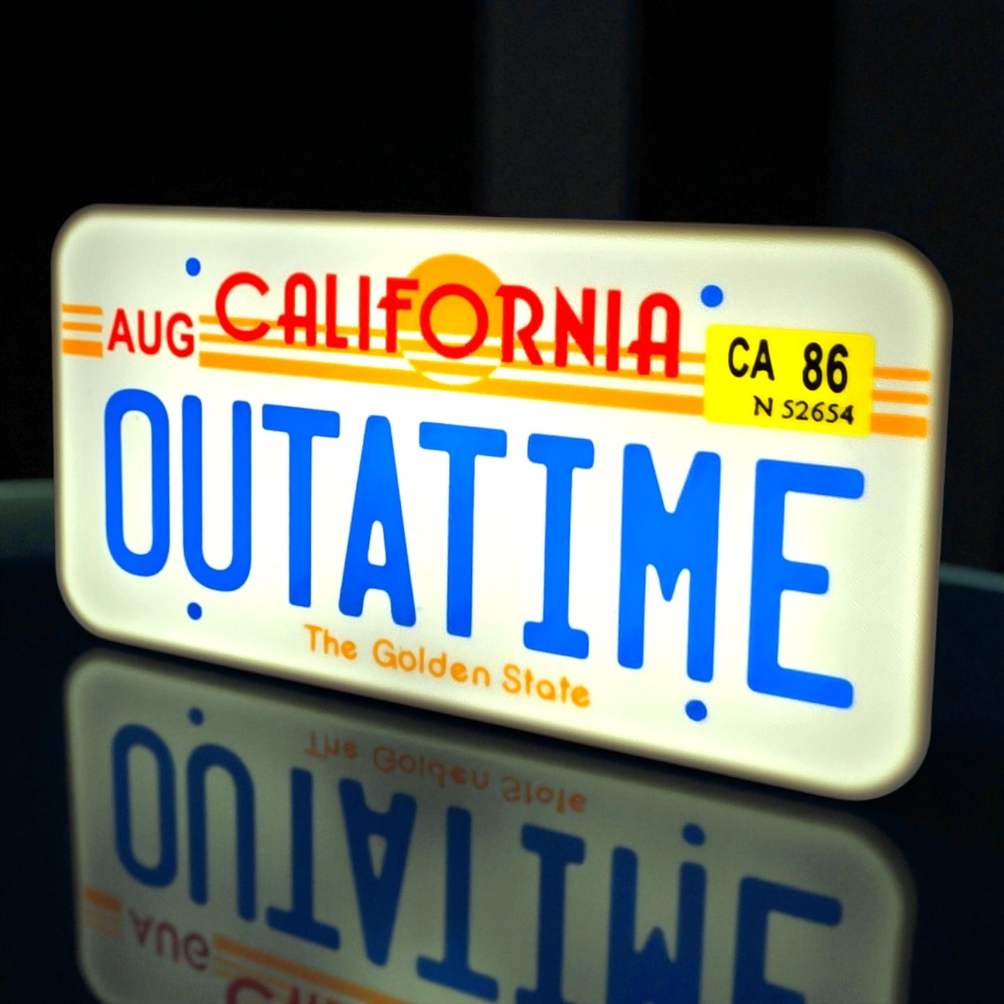 Out A Time LED Lamp | Back to the Future