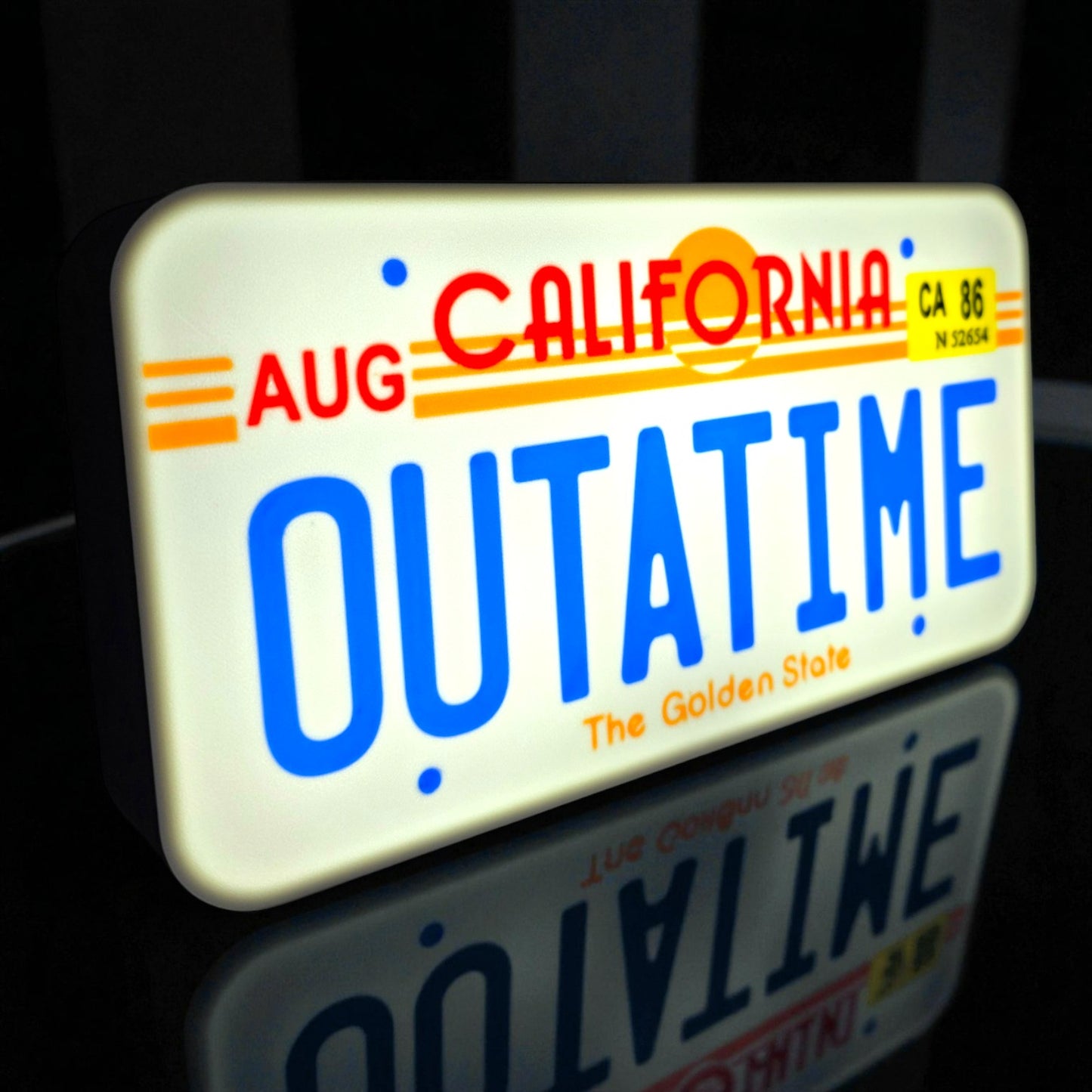 Out A Time LED Lamp | Back to the Future