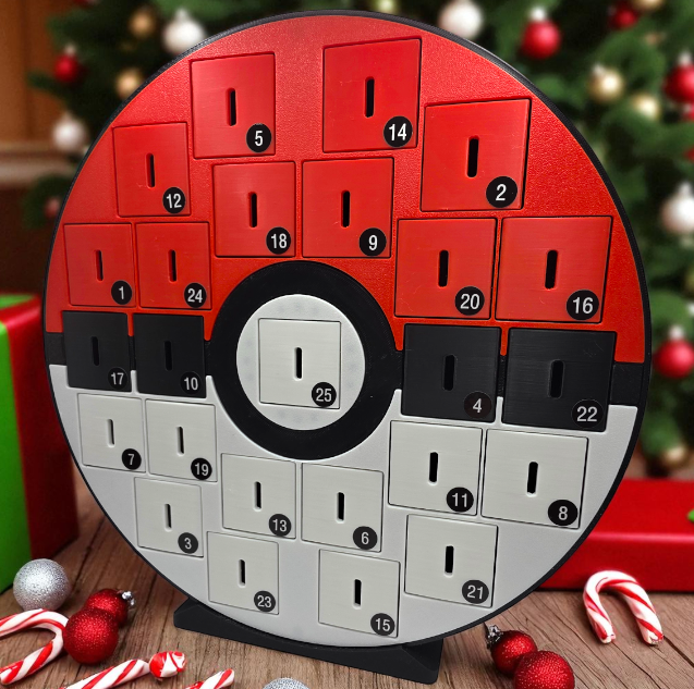Pokemon Advent Calendar with 25 Random Resin Mini Figures