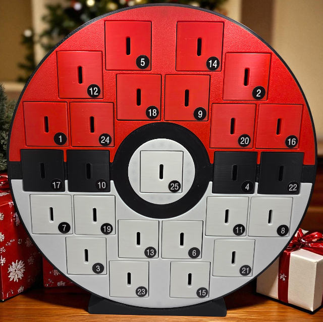 Pokemon Advent Calendar with 25 Random Resin Mini Figures
