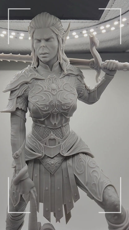 3D Resin Figurine - Lae'zel (Baldur's Gate 3)