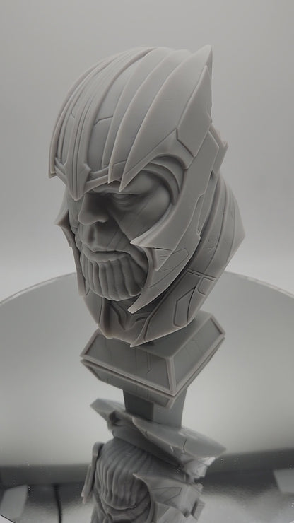 3D Resin Figurine - Thanos Head Bust | Marvel