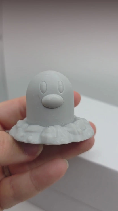 Diglett - Pokémon Resin Figure 2" | Handmade Miniature Collectible Figurine
