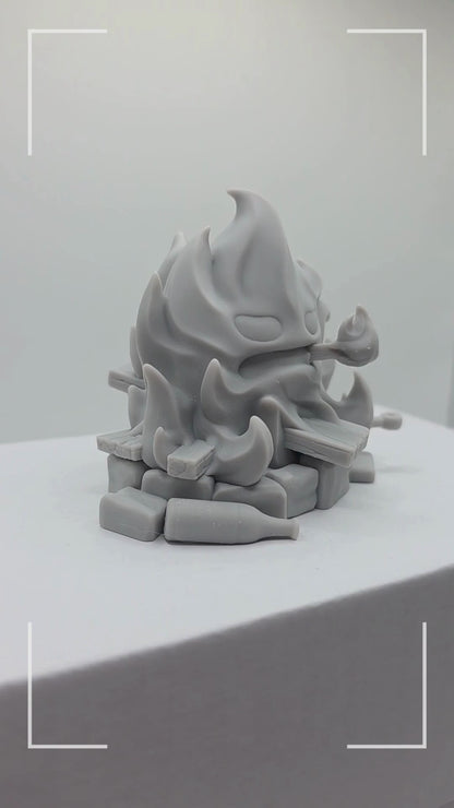 3D Resin Figurine - Calcifer | Howl's Moving Castle