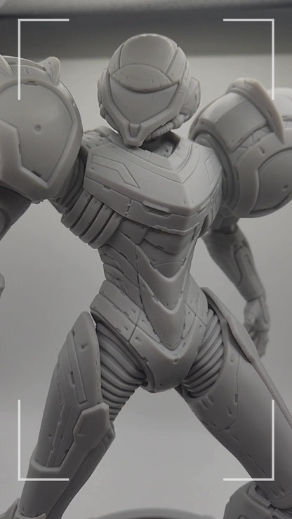 3D Resin Figurine - Samus Aran (Metroid)
