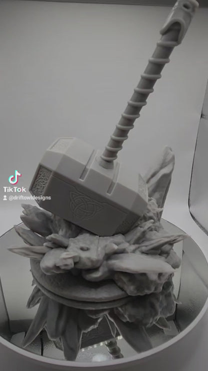 3D Resin Figurine - Thor's Hammer | Marvel