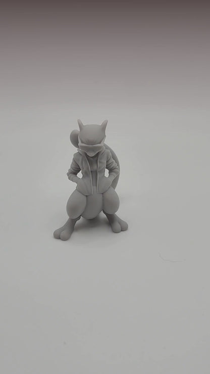 Pokemon Resin Miniature - Mewtwo Cool