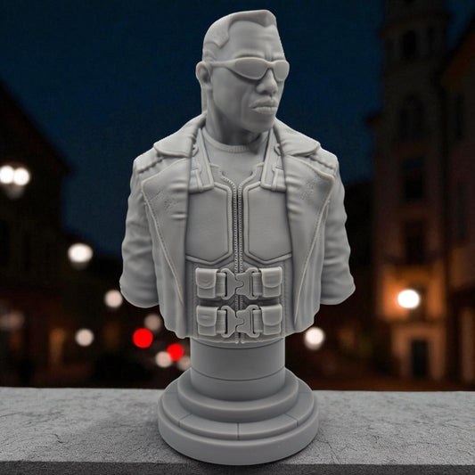Blade Resin Bust: Unpainted Fan Art (7 Inch)